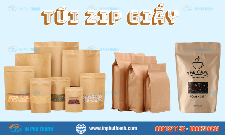 Túi zip giấy