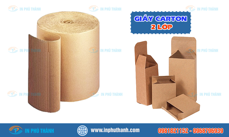 Giấy carton 2 lớp