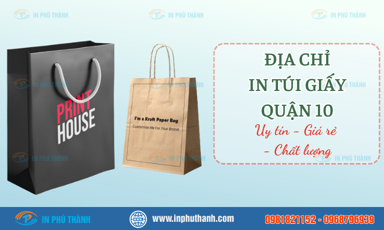 In túi giấy tại quận 10