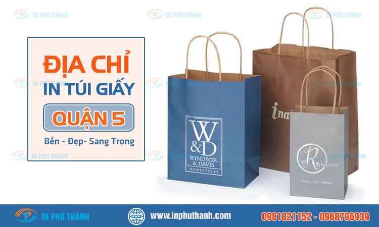 In túi giấy tại quận 5