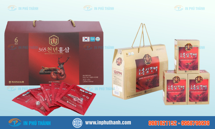 Hộp giấy đựng sâm