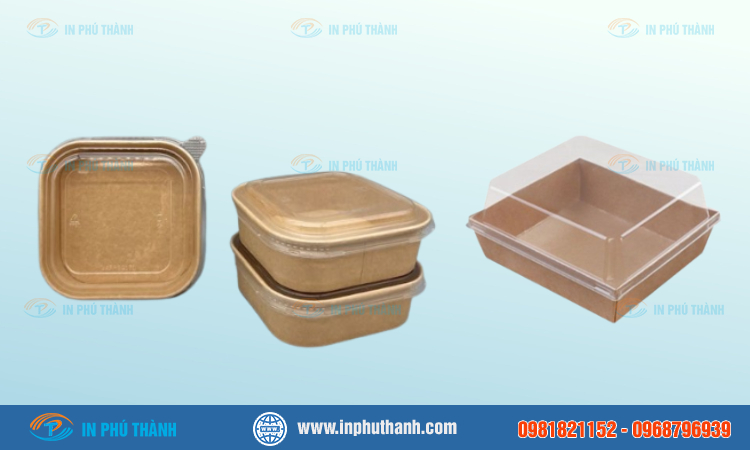 Hộp giấy Kraft vuông