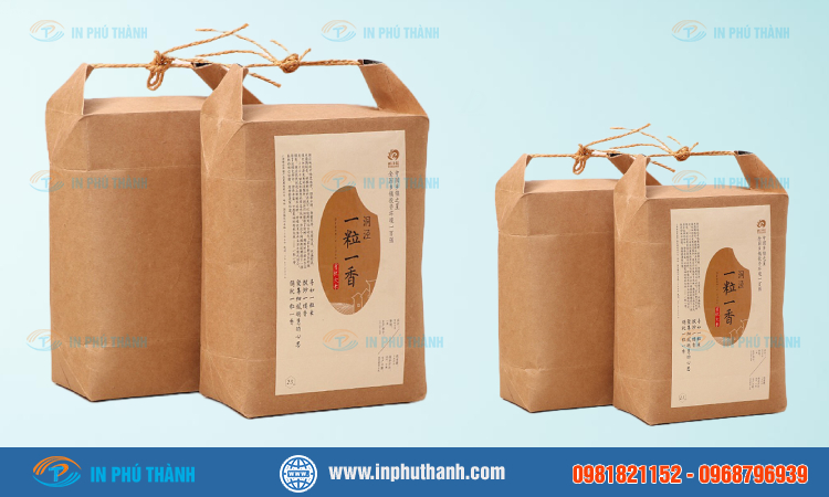 Túi giấy đựng gạo