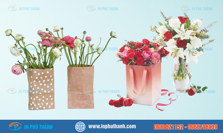 Túi giấy đựng hoa