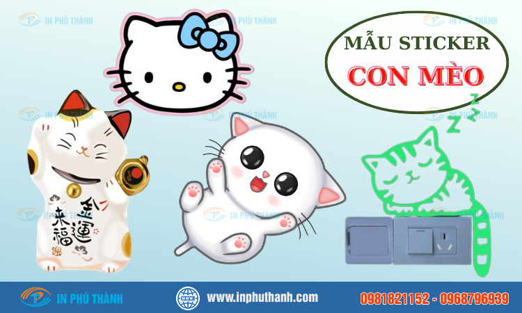 Sticker con mèo