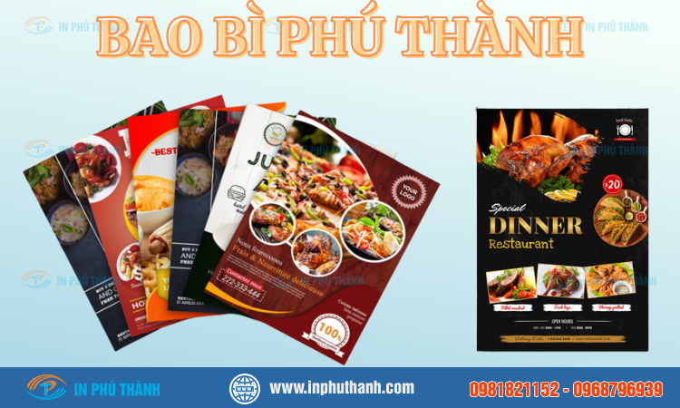 Tờ rơi quán ăn