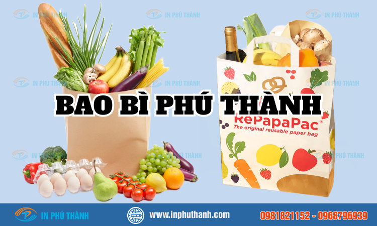 Túi giấy đựng rau