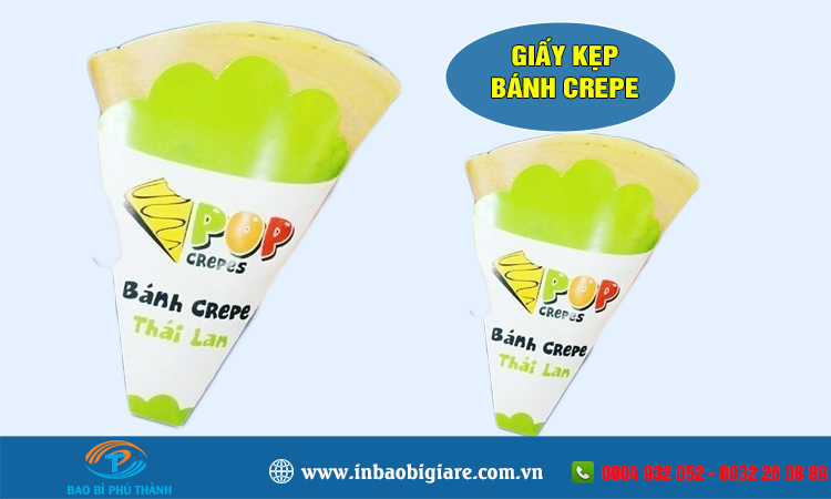 Giấy kẹp bánh crepe