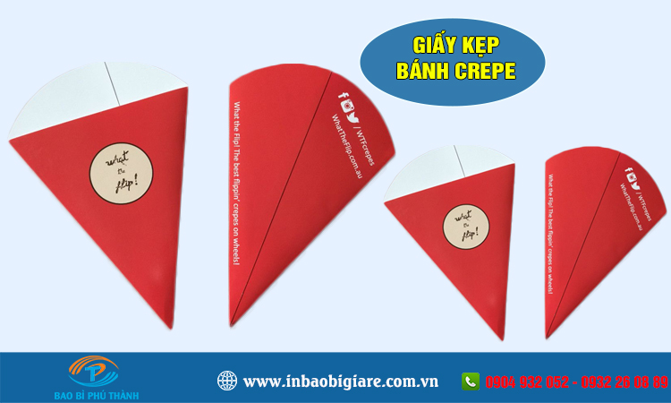 Giấy kẹp bánh crepe