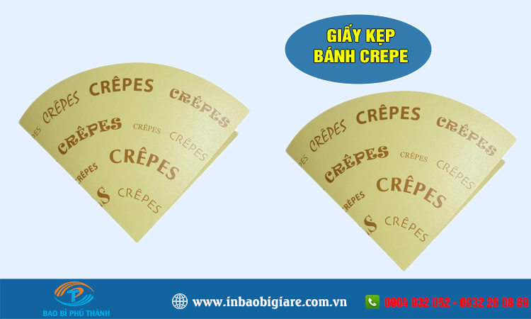 Giấy kẹp bánh crepe