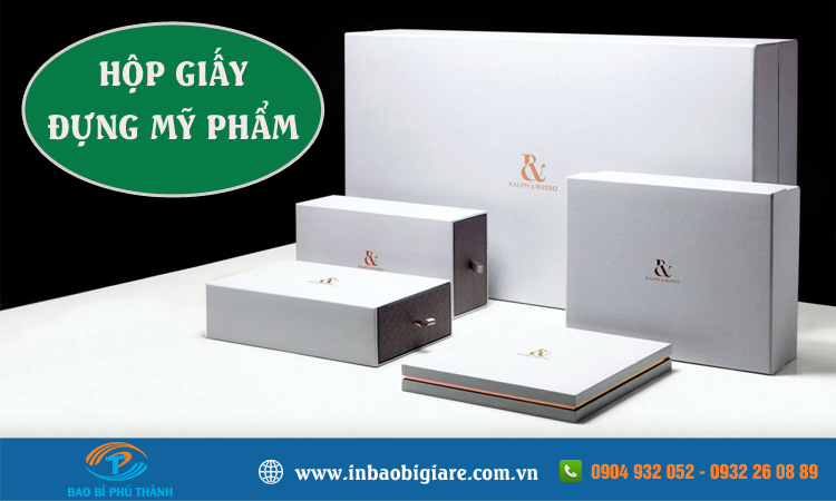 Hộp giấy đựng mỹ phẩm