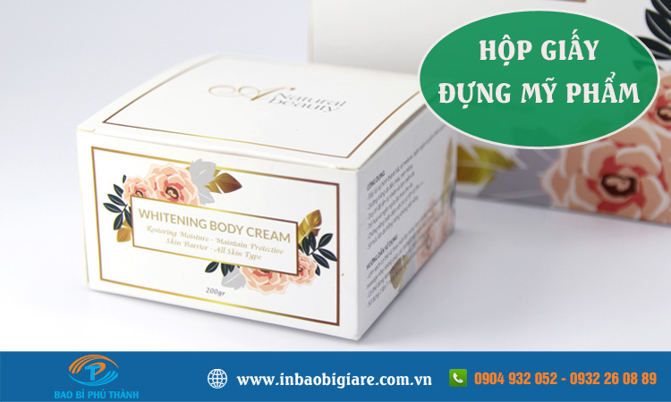 Hộp giấy đựng mỹ phẩm