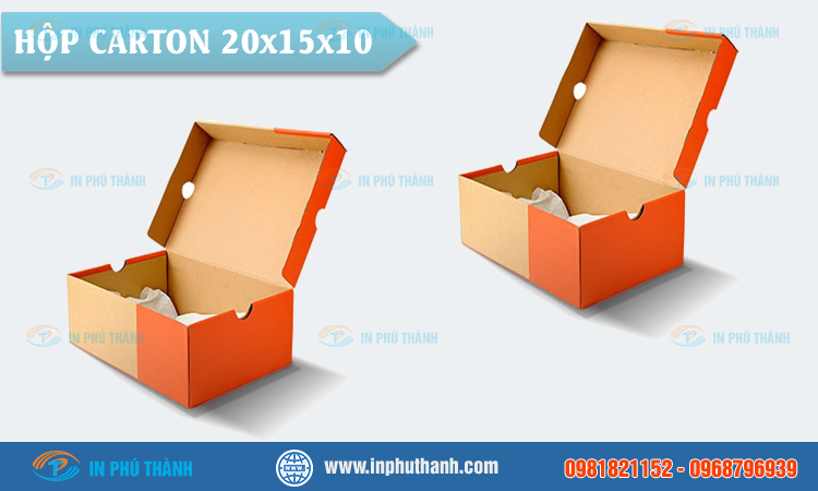 Hộp carton 20x15x10