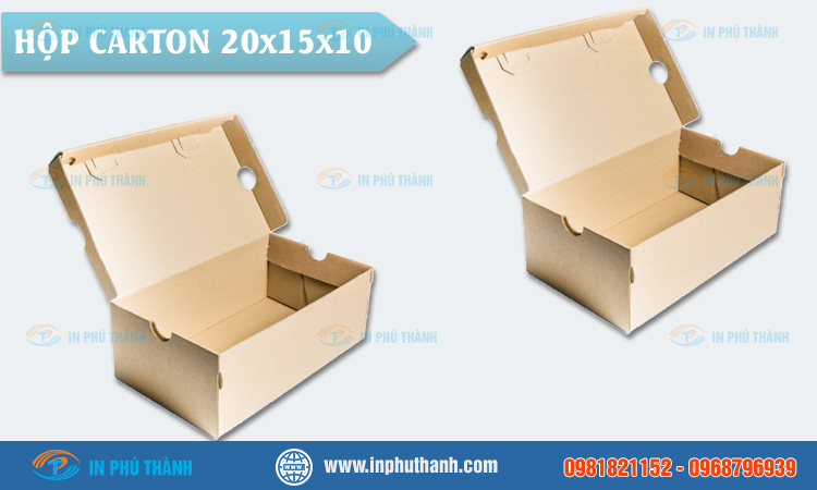 Hộp carton 20x15x10