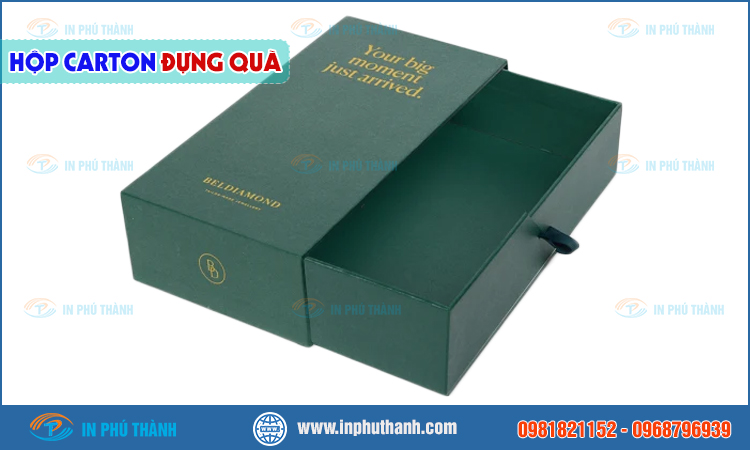 Hộp carton đựng quà