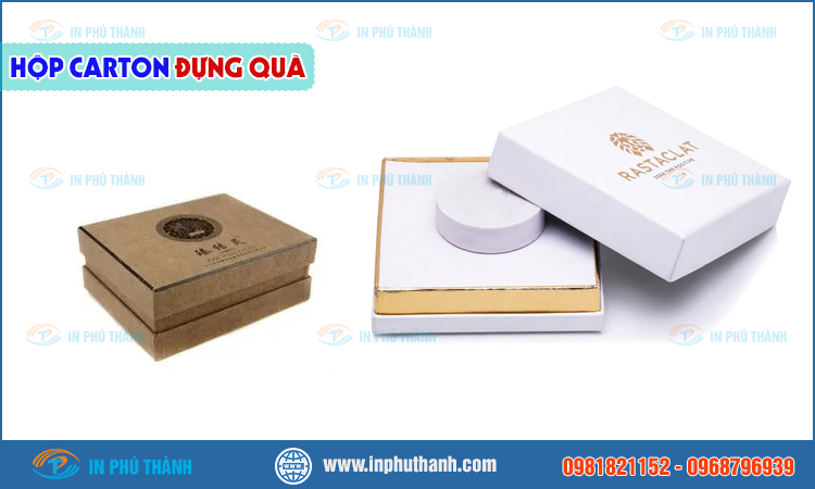 Hộp carton đựng quà