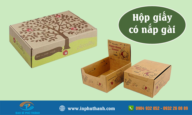 Hộp giấy nắp gài