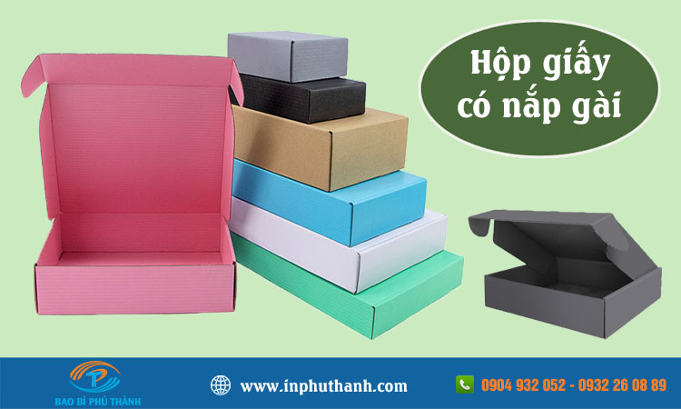 Hộp giấy nắp gài