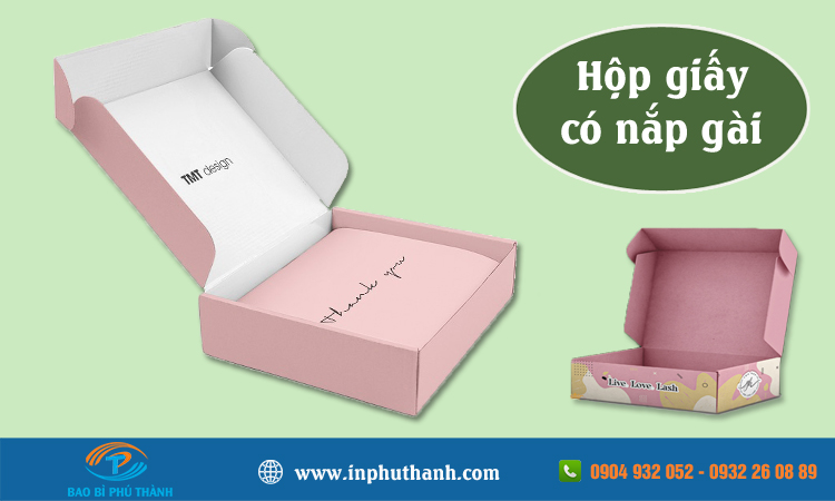 Hộp giấy nắp gài
