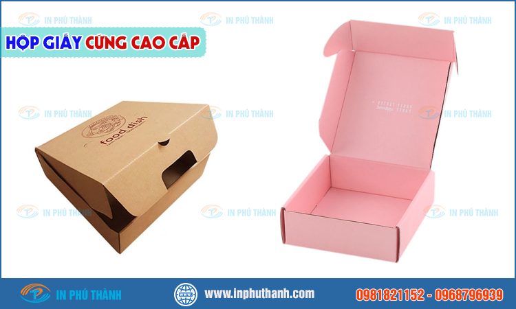 Hộp giấy cứng cao cấp
