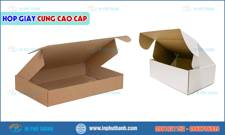 Hộp giấy cứng cao cấp