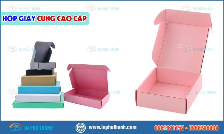 Hộp giấy cứng cao cấp