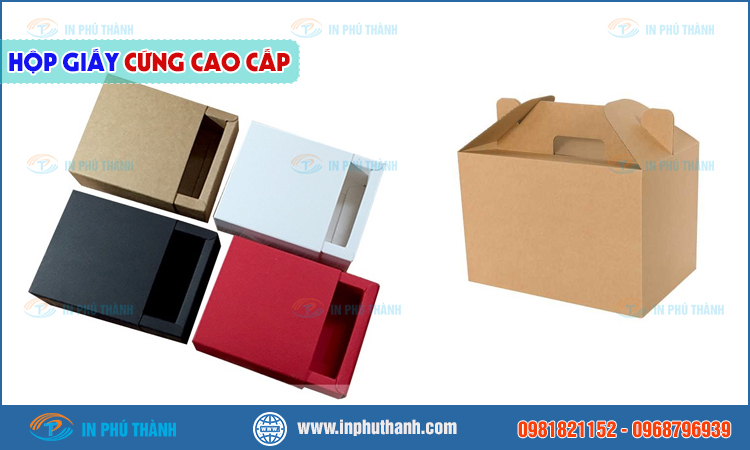 Hộp giấy cứng cao cấp