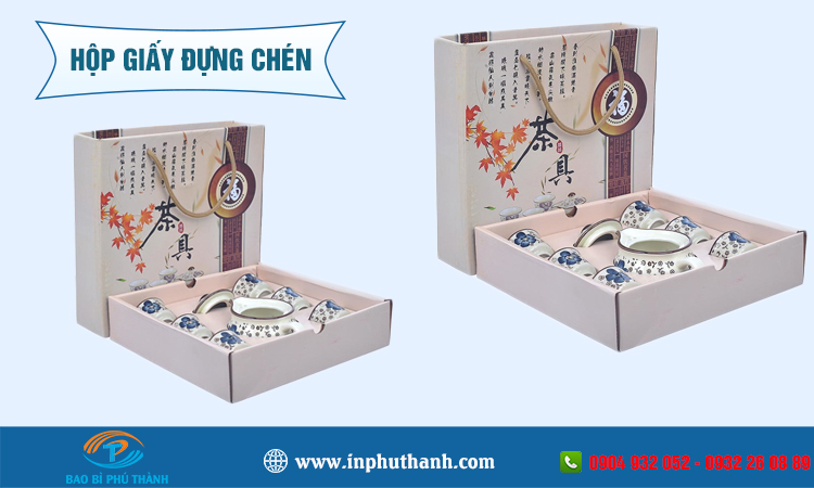 Hộp giấy đựng chén