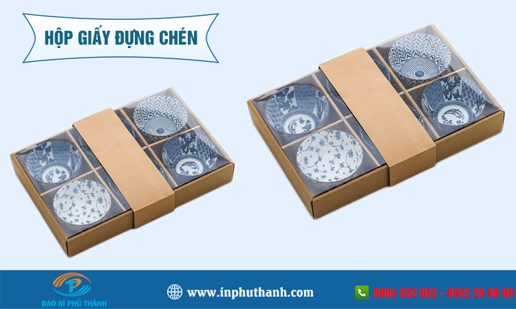 Hộp giấy đựng chén