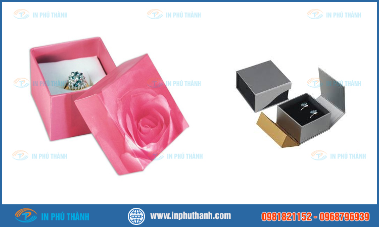 Hộp giấy đựng nhẫn