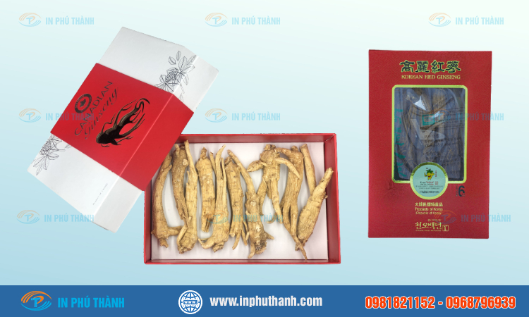 Hộp giấy đựng sâm