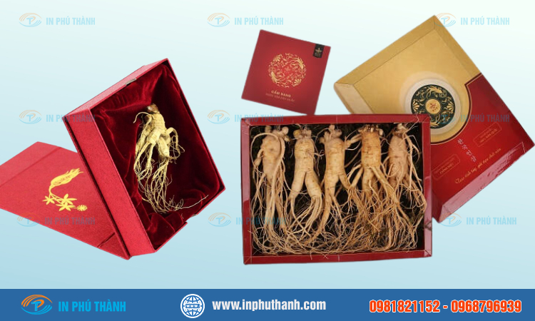 Hộp giấy đựng sâm