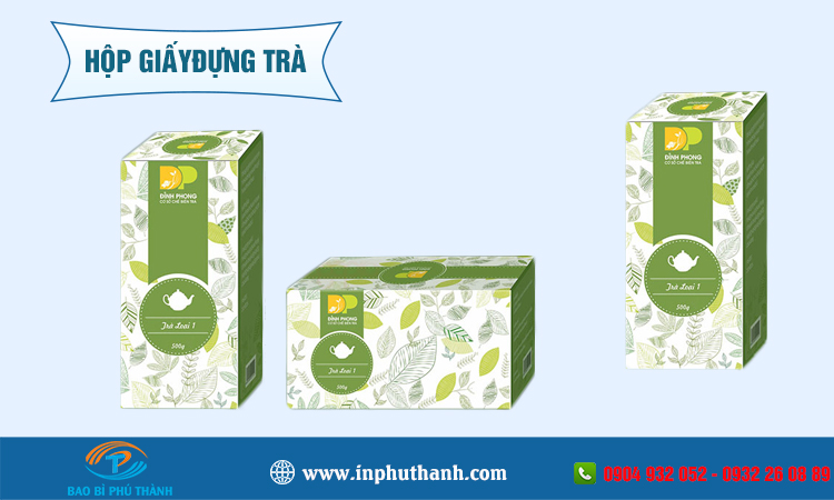 Hộp giấy đựng trà