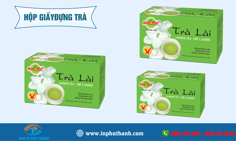 Hộp giấy đựng trà