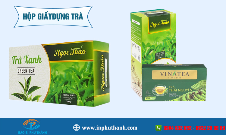 Hộp giấy đựng trà