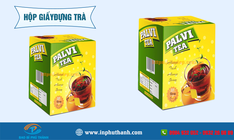 Hộp giấy đựng trà