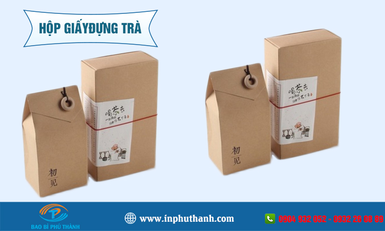 Hộp giấy đựng trà
