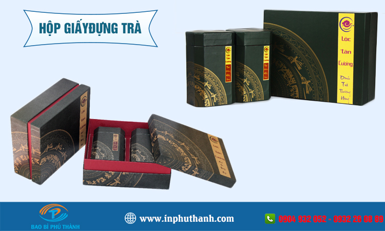 Hộp giấy đựng trà