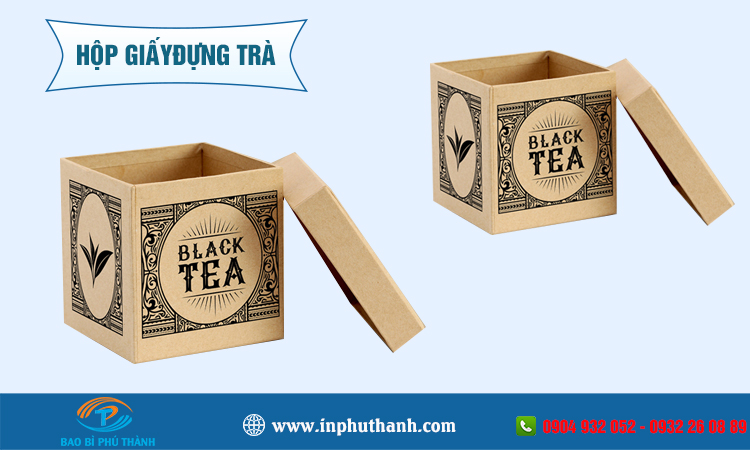 Hộp giấy đựng trà