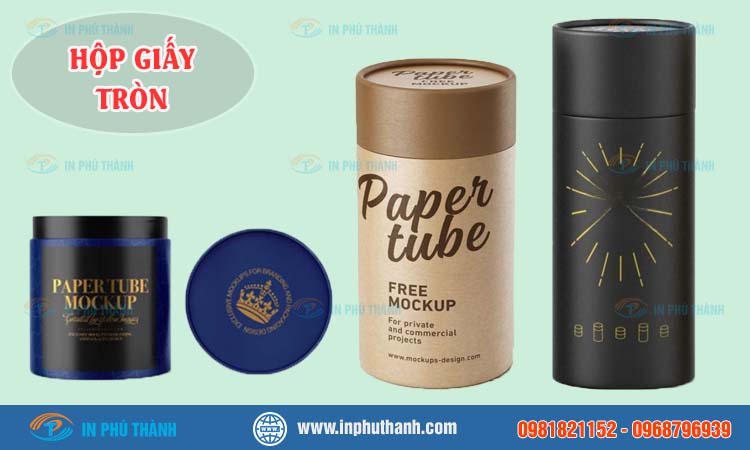 Hộp giấy tròn