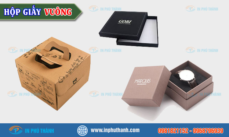 Hộp giấy vuông