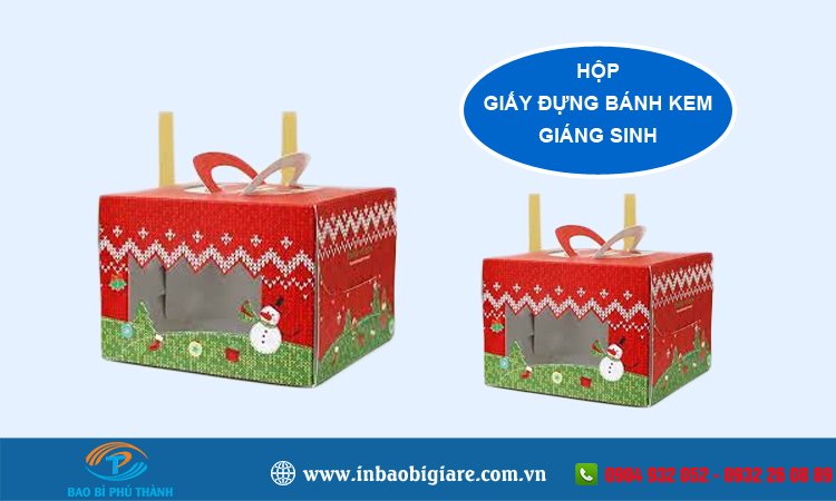 Hộp giấy đựng bánh kem 