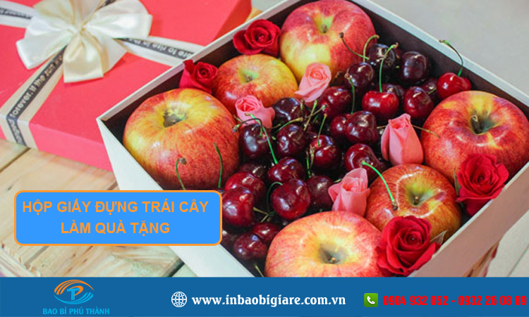 Hộp giấy đựng trái cây 