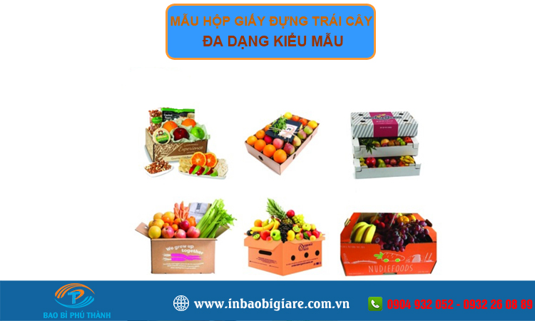 Hộp giấy đựng trái cây 