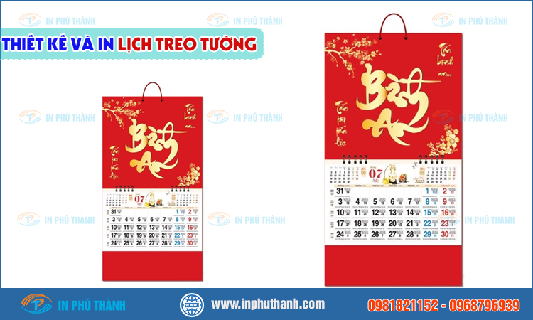 In lịch treo tường