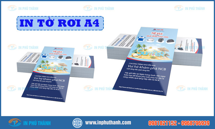 Tờ rơi a4