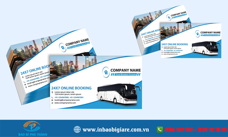 Name card xe du lịch