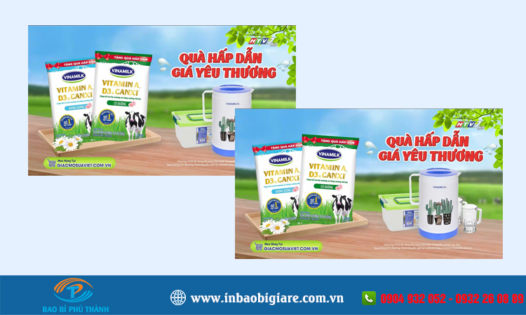 Tờ rơi quảng cáo sữa