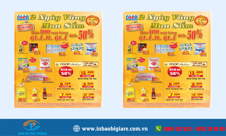 Tờ rơi siêu thị vinmart