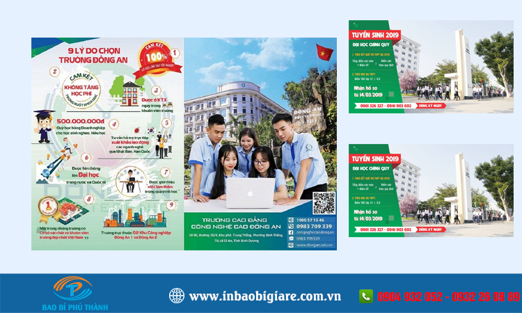 Tờ rơi tuyển sinh đại học